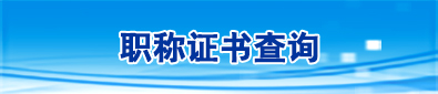 职业证书查询